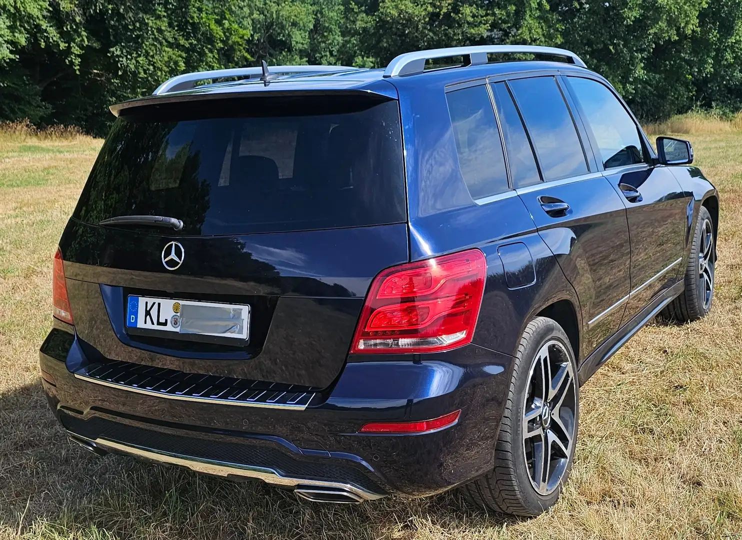 Mercedes-Benz GLK 350 GLK 350 CDI 4M-AMG-XENON-NAVI-PANO-KAMERA-AHK Blauw - 2