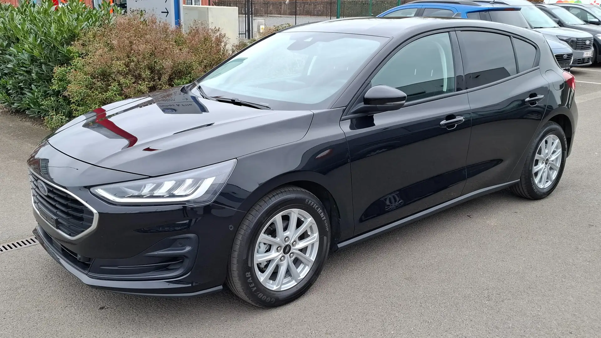 Ford Focus 1.0 EcoBoost MHEV Titanium Design Zwart - 1