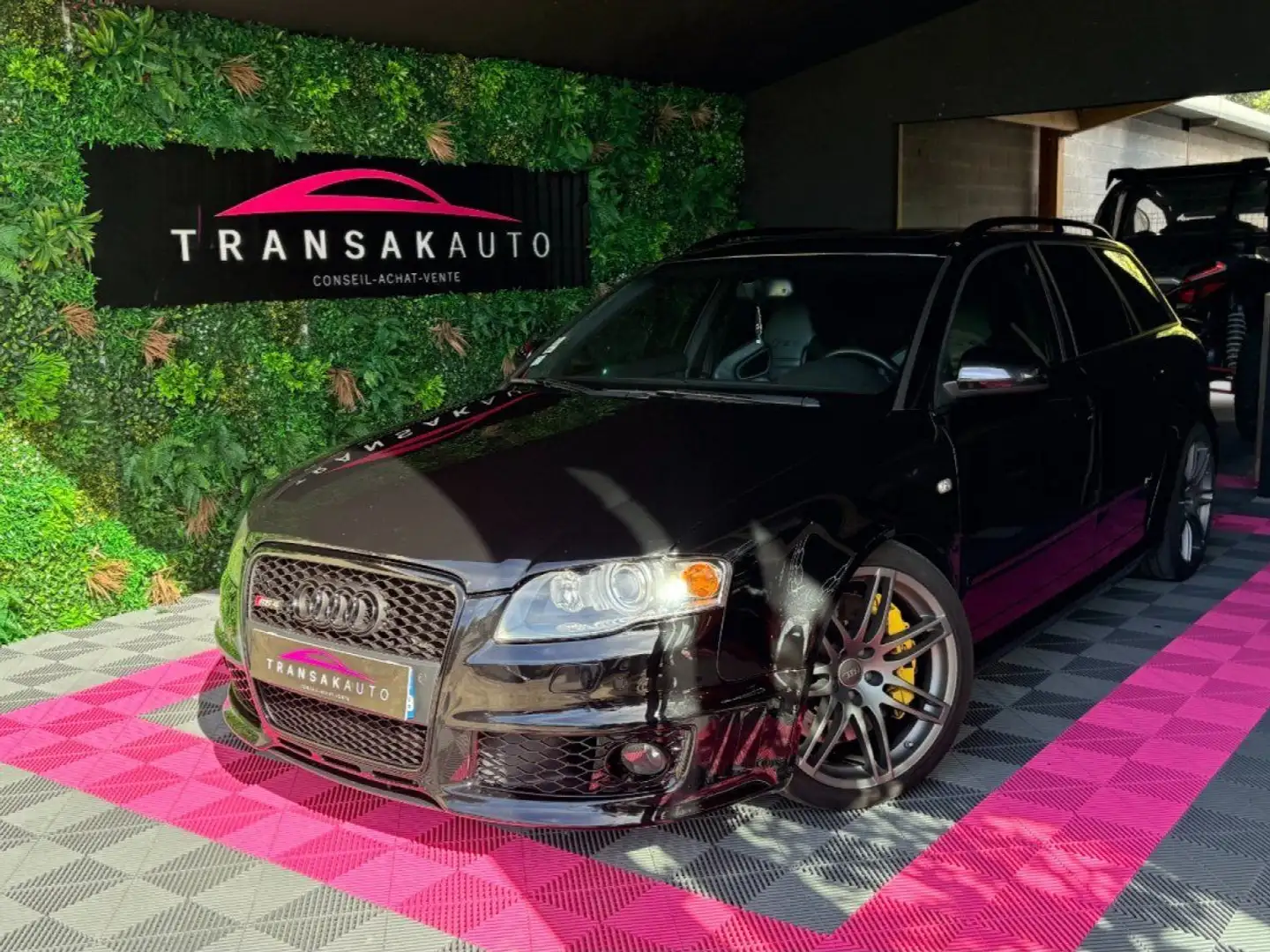 Audi RS4 Quattro (B7) Avant 4.2 i V8 420 cv ~ Toit ouvrant ~ Sièges chauffants ~ Pack F1 ~ Bose ~ Sellerie cuir RS ~ Régulateur Biały - 1