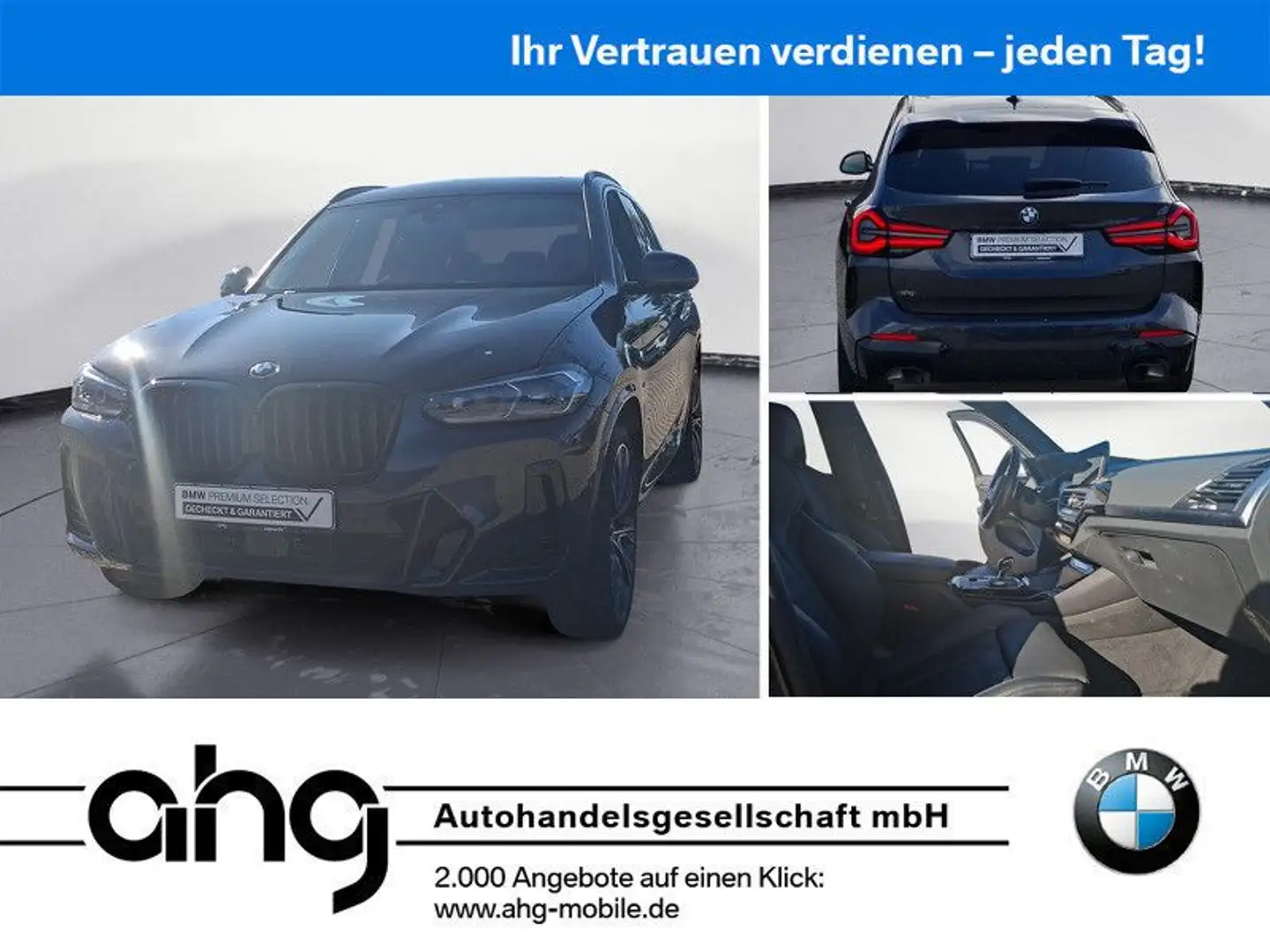 BMW X3 xDrive30i AT M Sportpaket Innovationsp. AHK Grau - 1