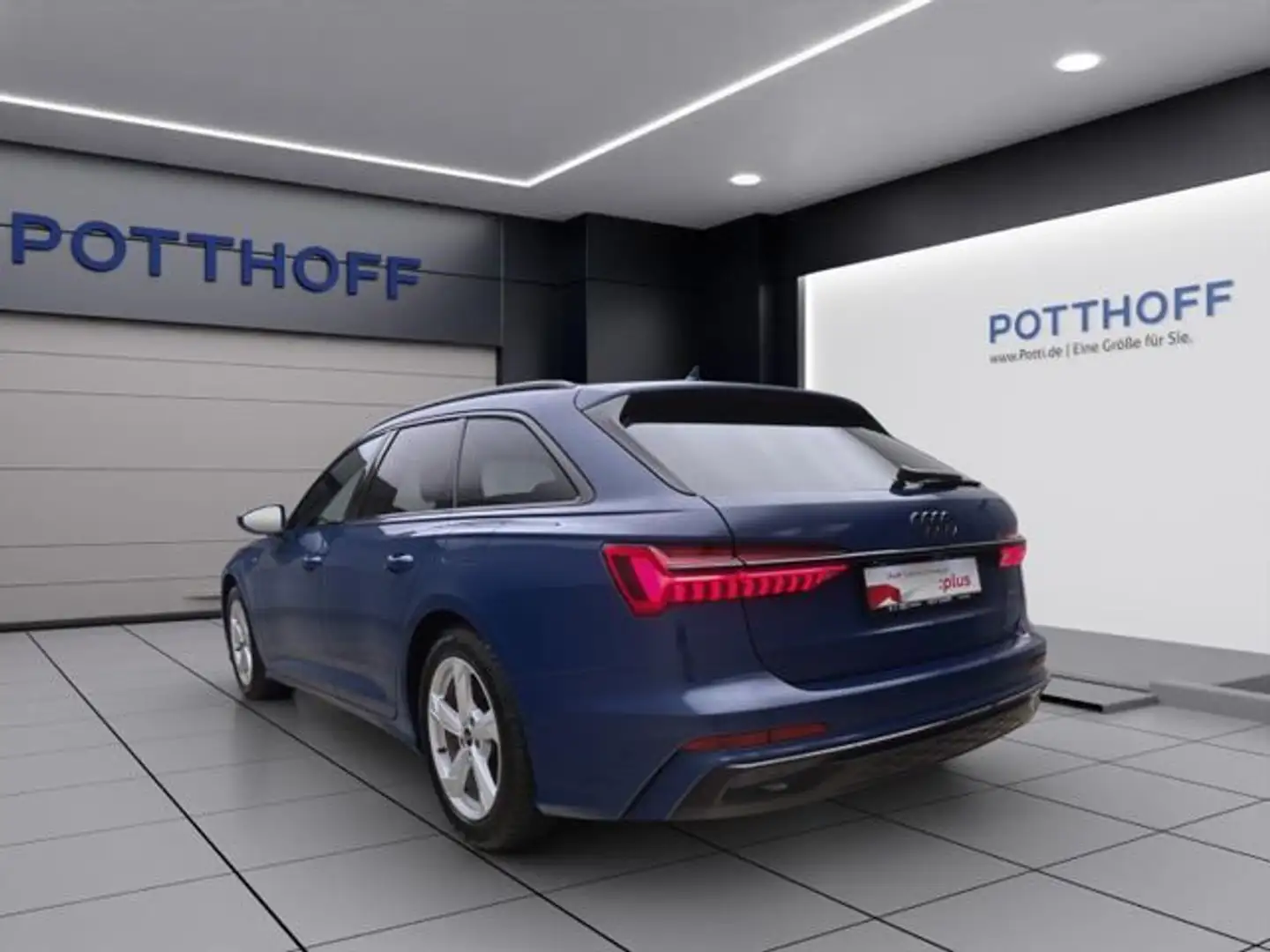 Audi A6 55 TFSIe Q S LINE PANO AHK NAVI HD-MATR Blau - 2