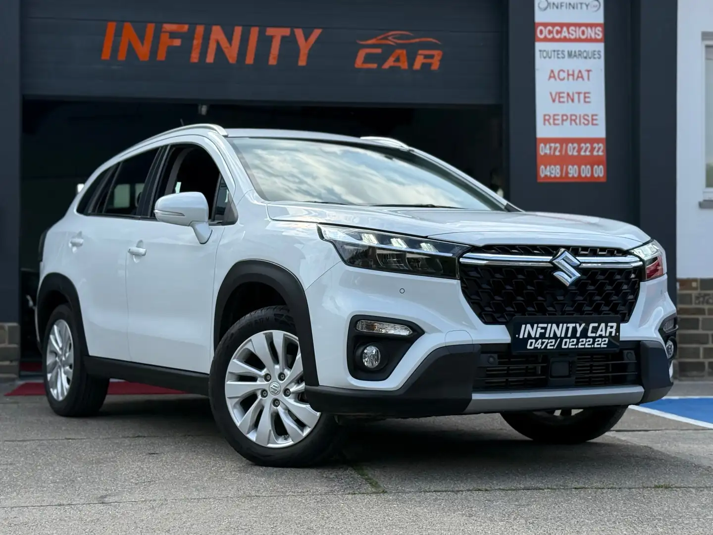 Suzuki S-Cross 1.4 Turbo Bjet 48V Hybrid GLX Blanc - 1