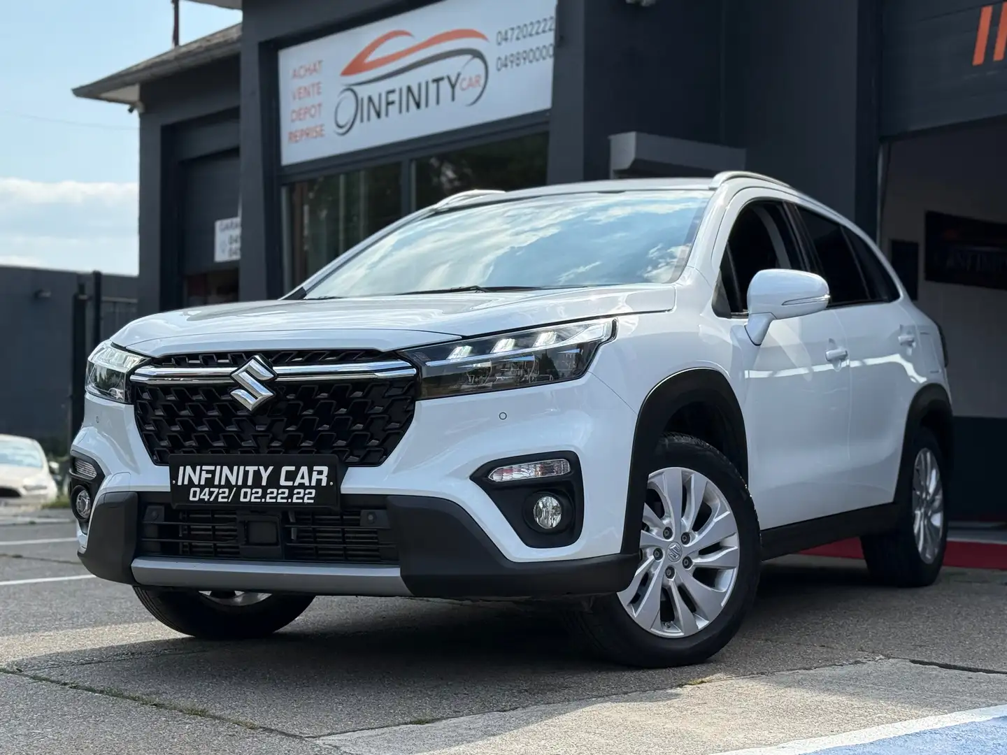 Suzuki S-Cross 1.4 Turbo Bjet 48V Hybrid GLX Blanc - 2