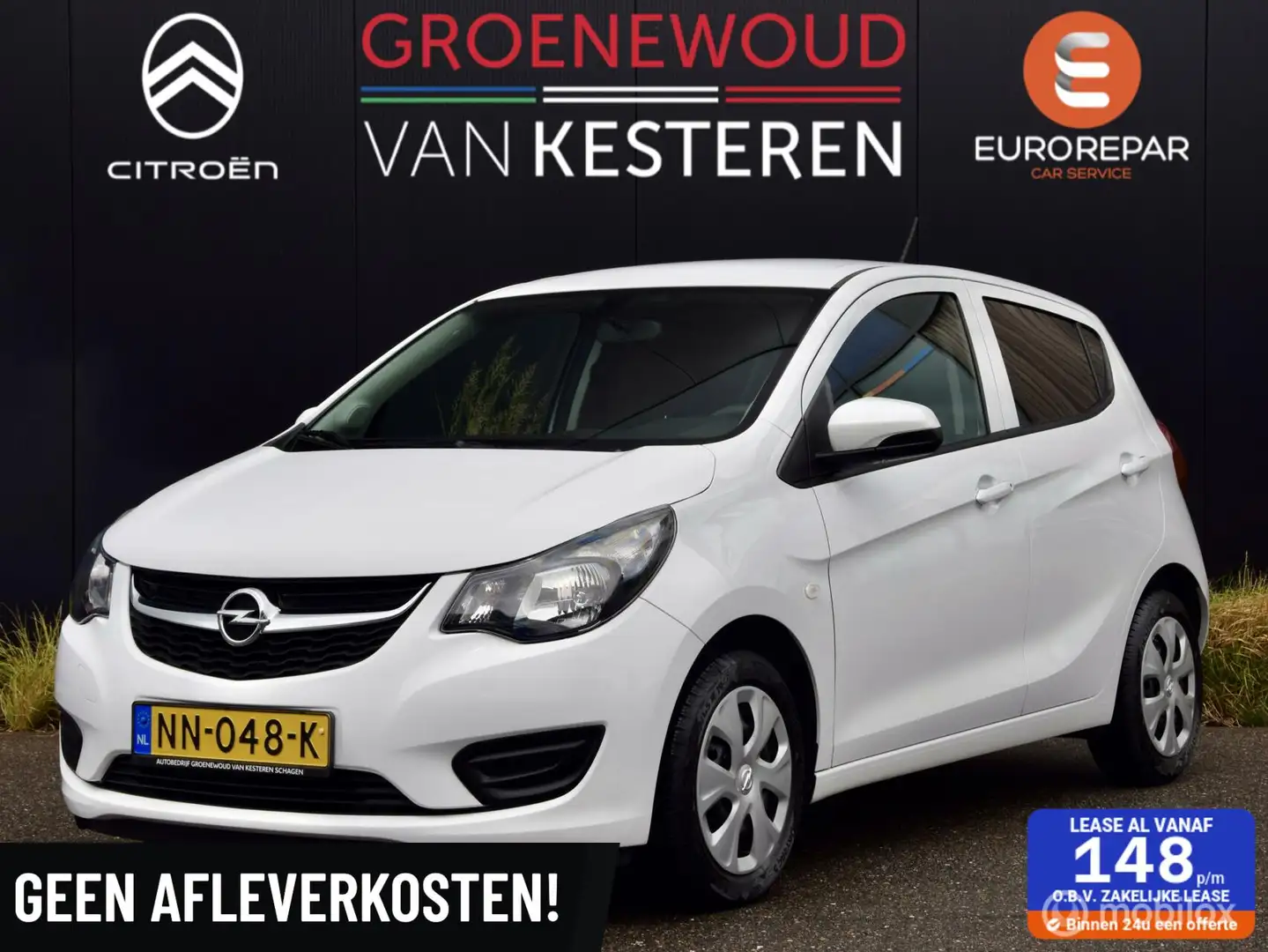 Opel Karl 1.0 ecoFLEX Edition I Automaat I Airco I 5drs. I Weiß - 1