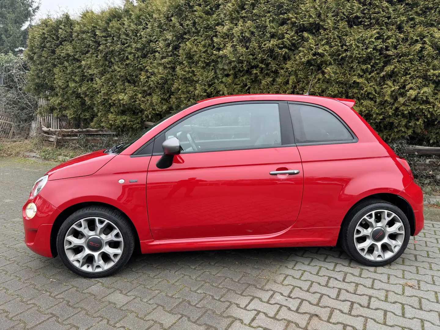 Fiat 500 0.9 TwinAir Turbo Sport Airco, Navi, DAB, Winterwi Rouge - 2