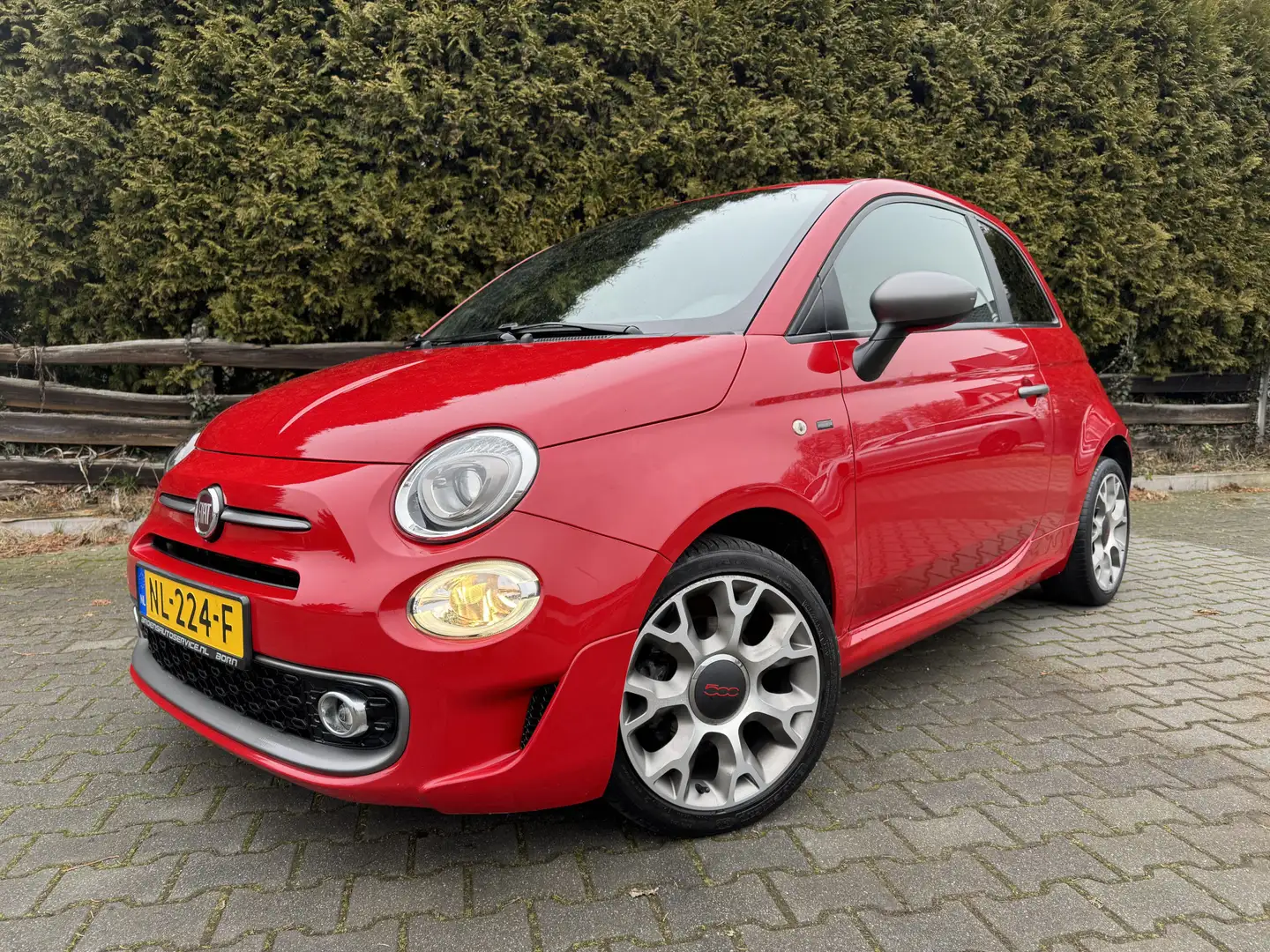 Fiat 500 0.9 TwinAir Turbo Sport Airco, Navi, DAB, Winterwi Rouge - 1