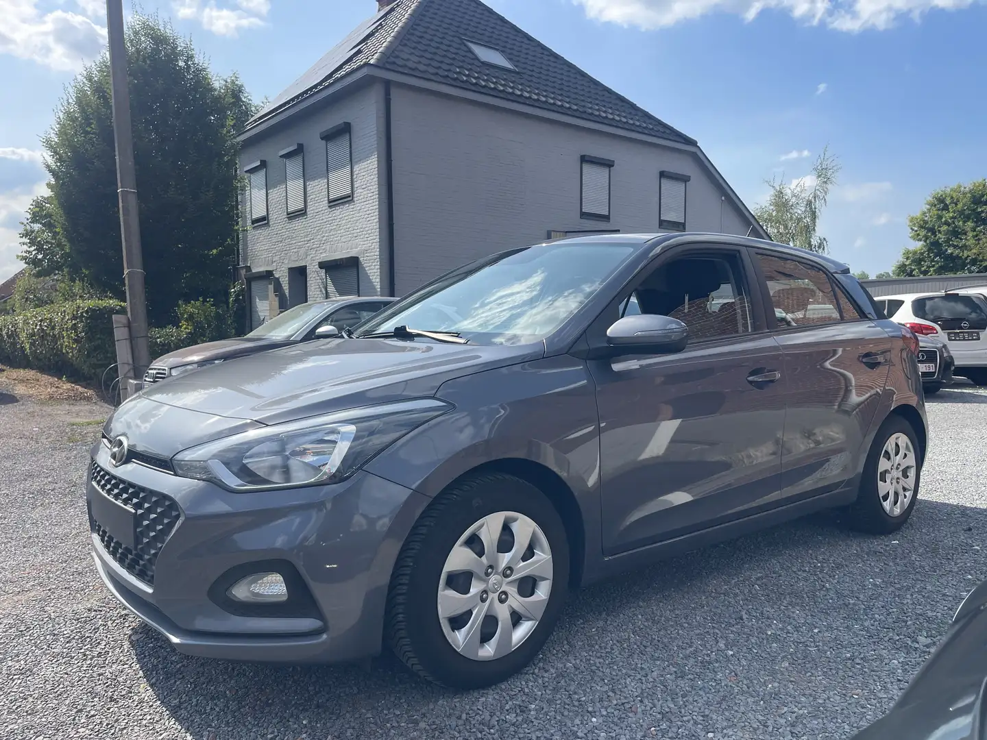 Hyundai i20 blue 1.2 Benzine,Airco,Gps,Camera,... Gris - 1
