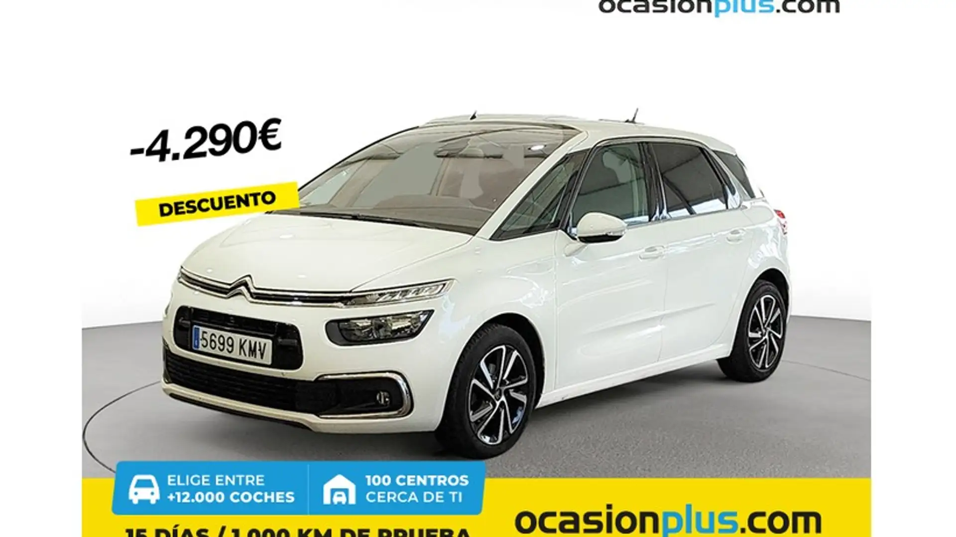 Citroen C4 Spacetourer 1.6BlueHDI S&S Feel EAT6 120 Blanco - 1