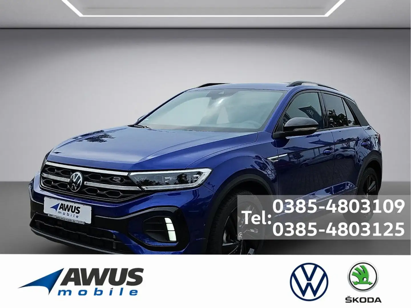 Volkswagen T-Roc 1.5TSI DSG R-Line AHK Blau - 1