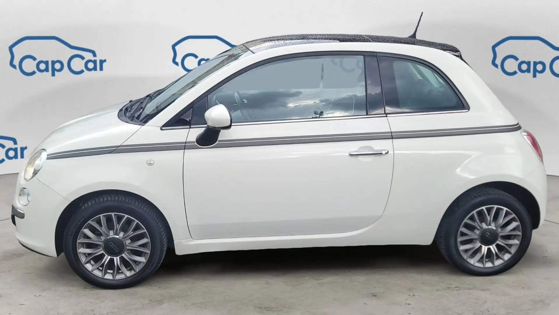 Fiat 500 1.2 69 Lounge Blanc - 2