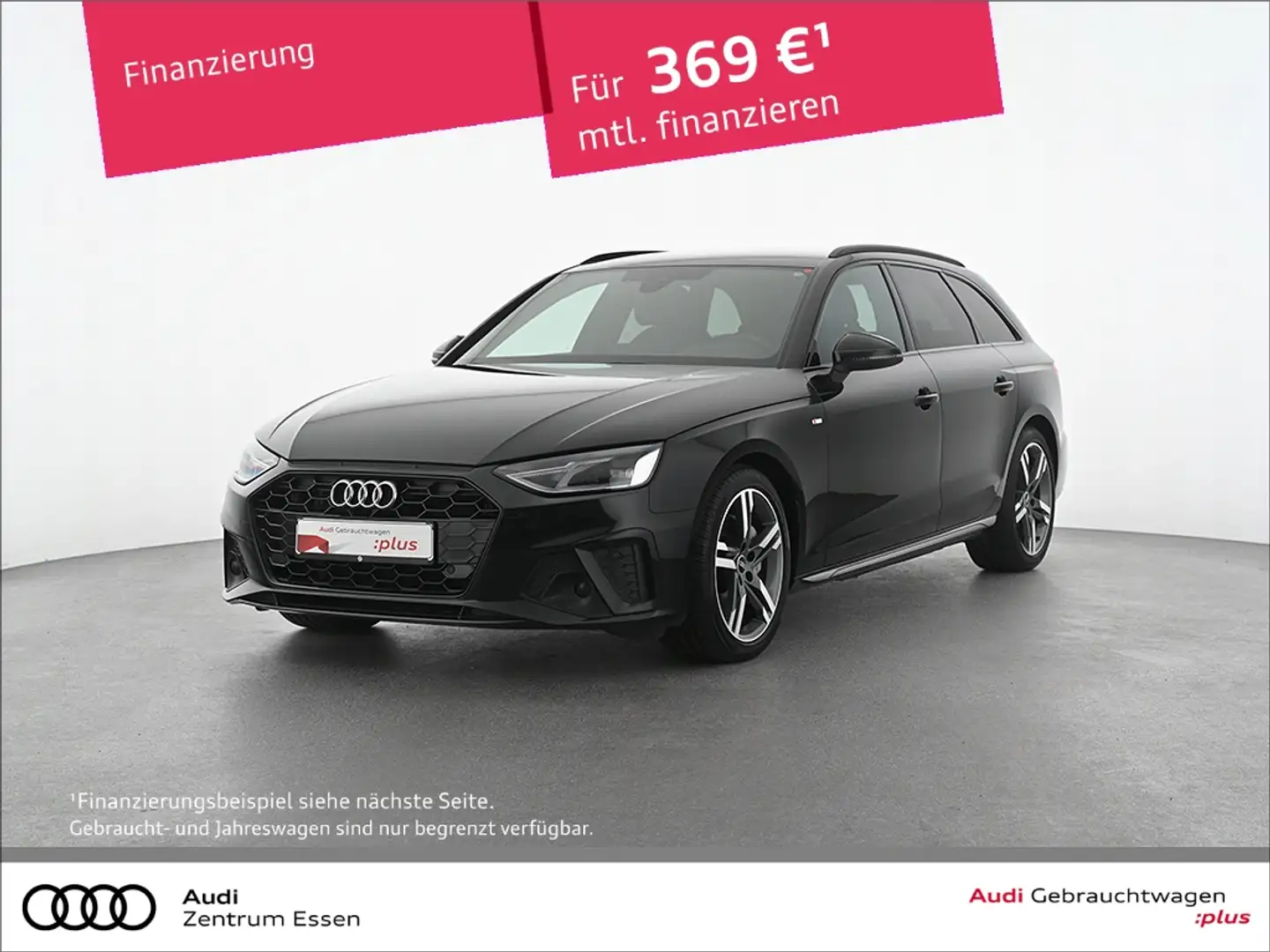 Audi A4 Avant 40 TDI S-LINE S-TRONIC LED NAV SHZ   RÜFA Schwarz - 1