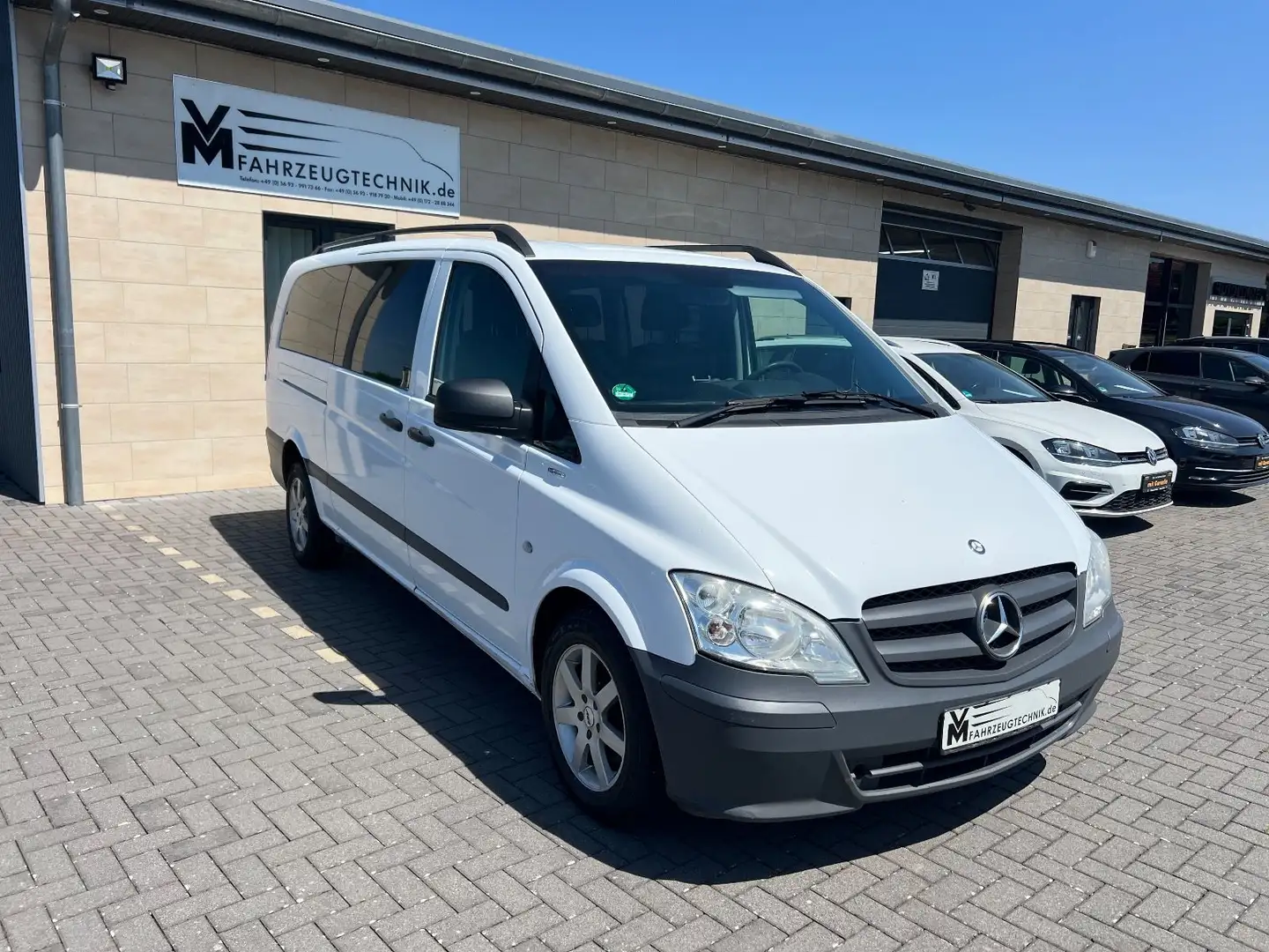Mercedes-Benz Vito Kombi 116 CDI extralang NAVI*KLIMA*PDC*AHK Weiß - 1