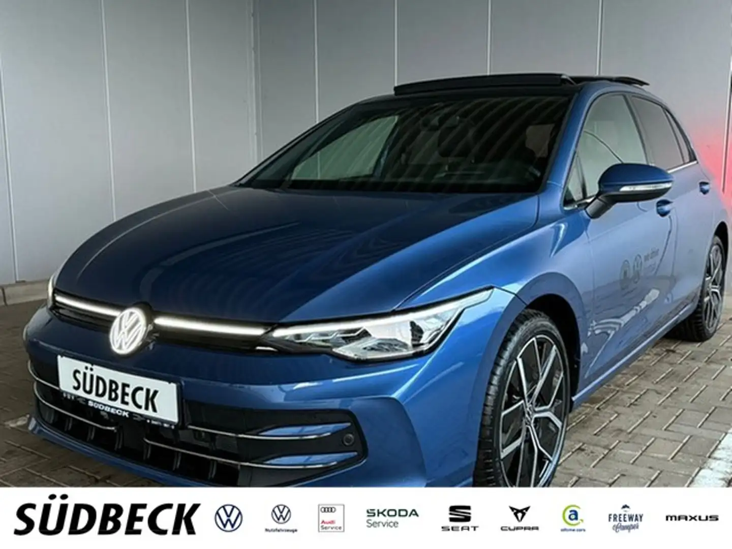 Volkswagen Golf VIII 1.5 E-TSI Style HUD+PANO+LED+KAMERA+ACC Blau - 1