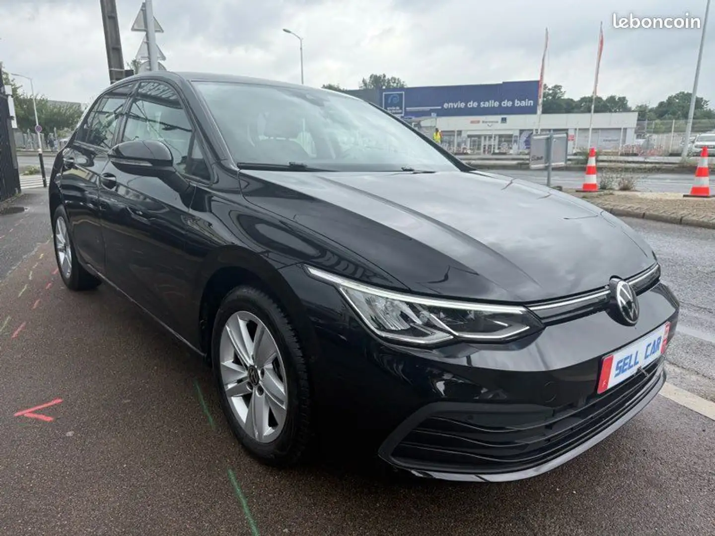 Volkswagen Golf VIII 2.0 tdi 115ch DSG Life Business Schwarz - 2
