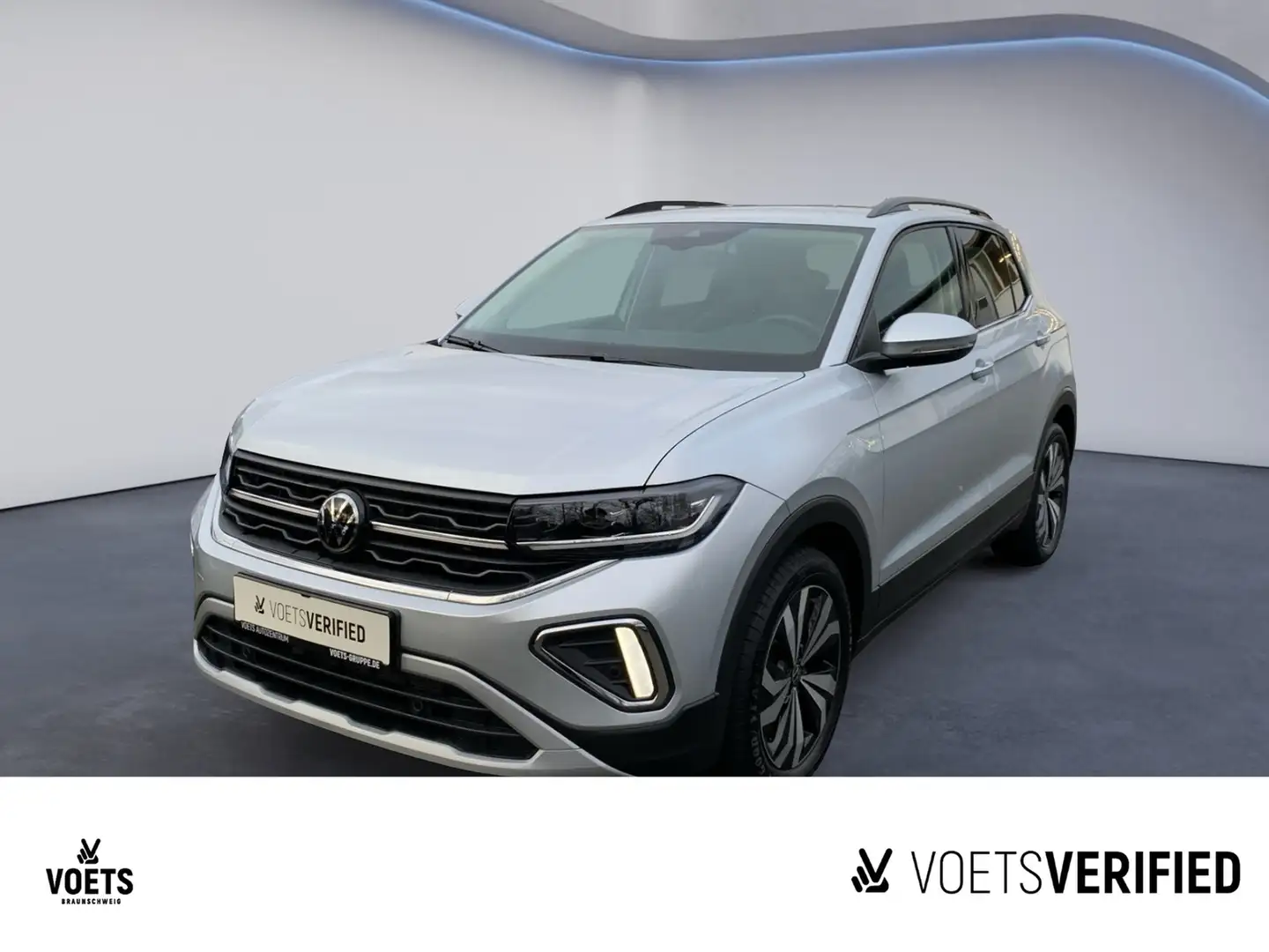 Volkswagen T-Cross Style 1.0 TSI DSG KEYLESS+RearView Silber - 1