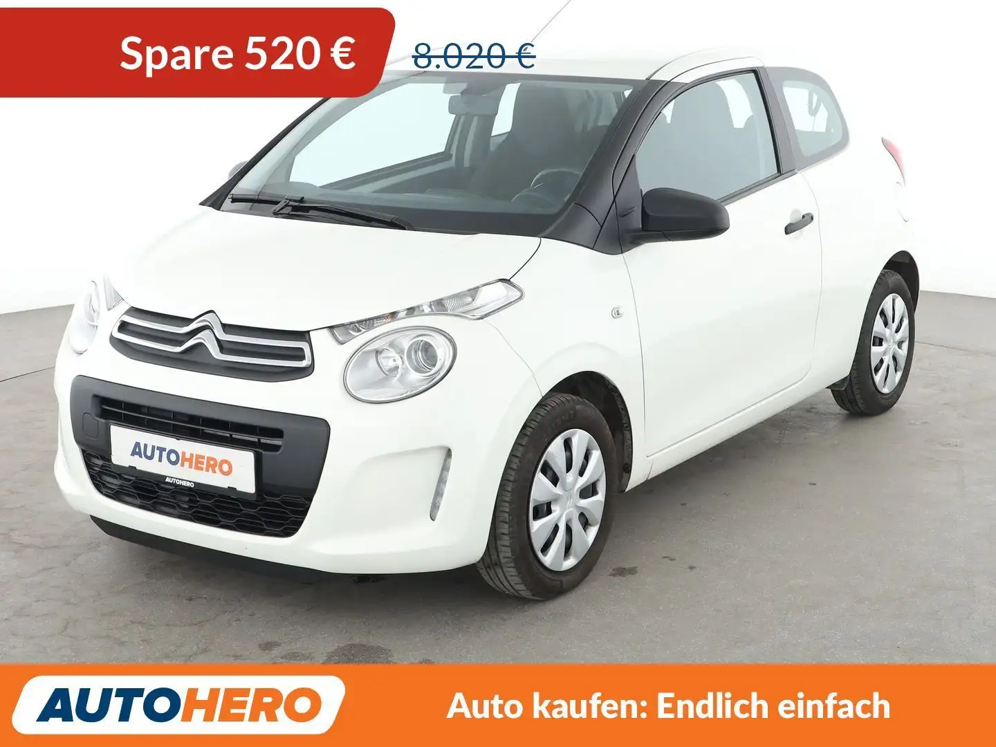 Citroen C1 1.0 VTi Live*KLIMA*GARANTIE* Weiß - 1
