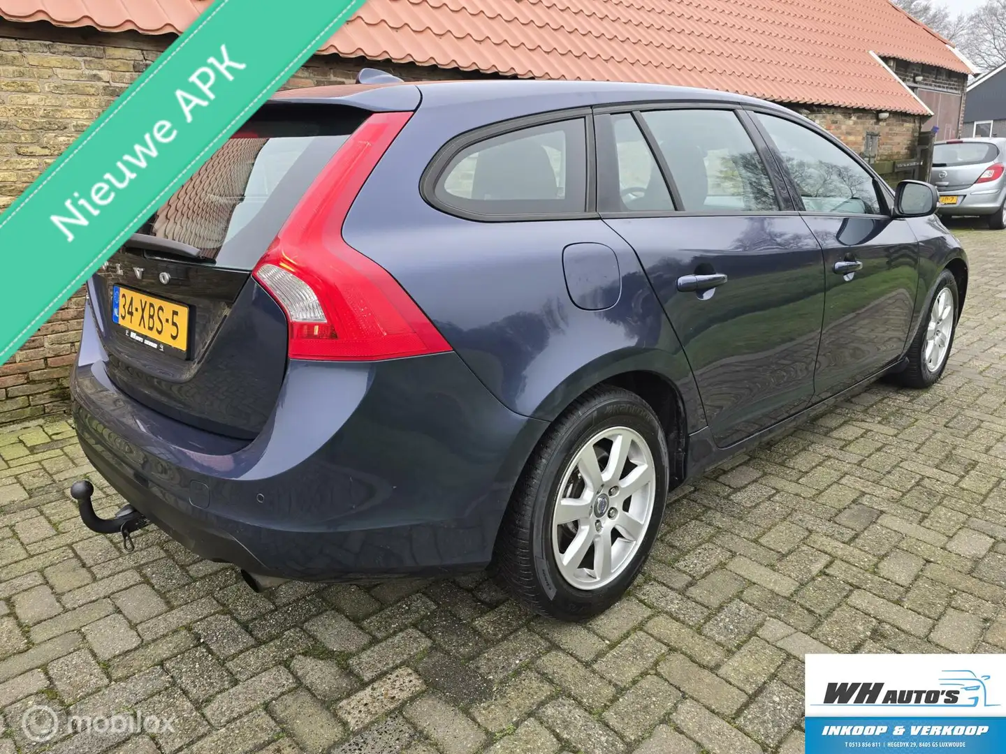 Volvo V60 1.6 T3 Kinetic Automaat! Blauw - 2