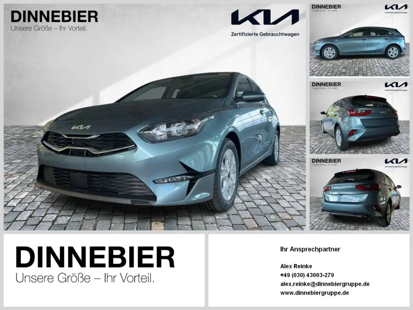 Kia Ceed / cee'd CEED 1.5T Vision Navi+Kamera+SHZ+Klimaautom. Grau - 1
