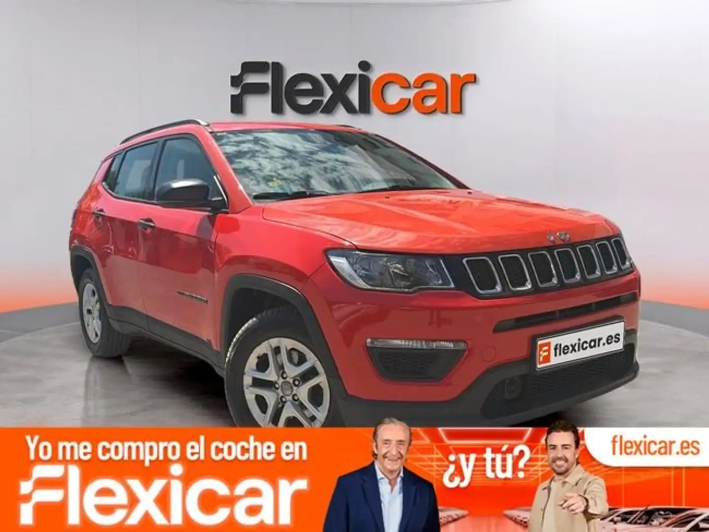 Jeep Compass 1.6 Mjt Limited 4x2 Rojo - 1