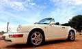 Porsche 964 911 Carrera 2 Cabriolet ASI targa ROMA Blanc - thumbnail 22
