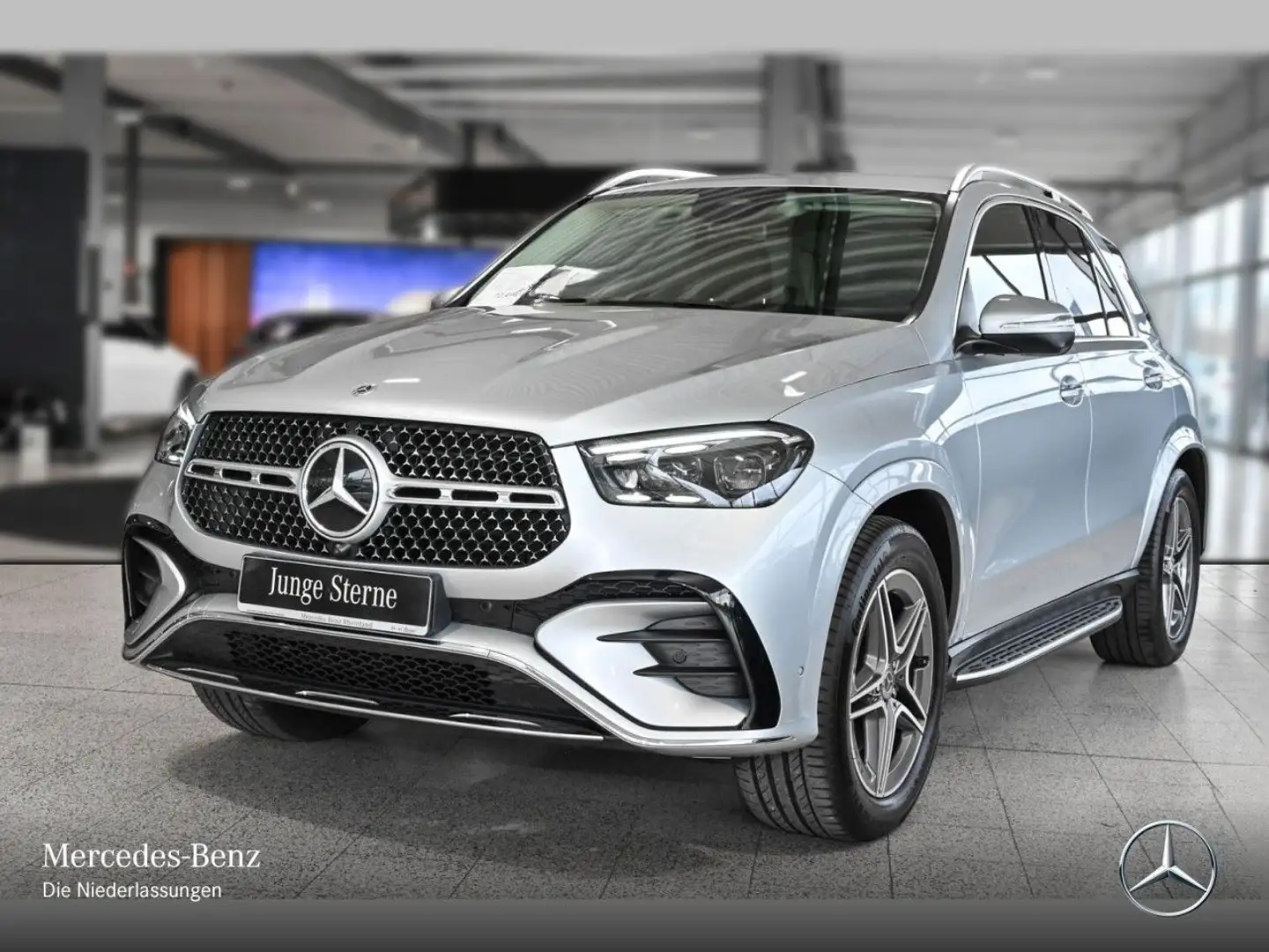 Mercedes-Benz GLE 300 d 4M AMG+360+MULTIBEAM+20"+SPUR+TOTW+9G Silber - 2
