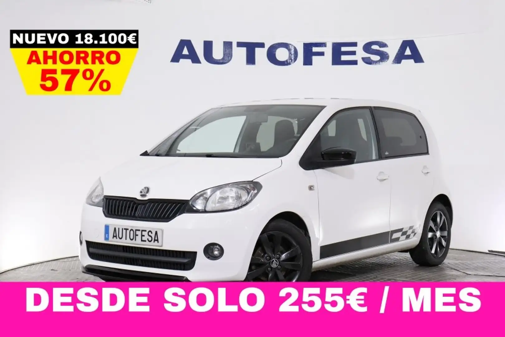 Skoda Citigo 1.0 75CV MONTE CARLO 5P # PARKTRONIC Blanco - 1