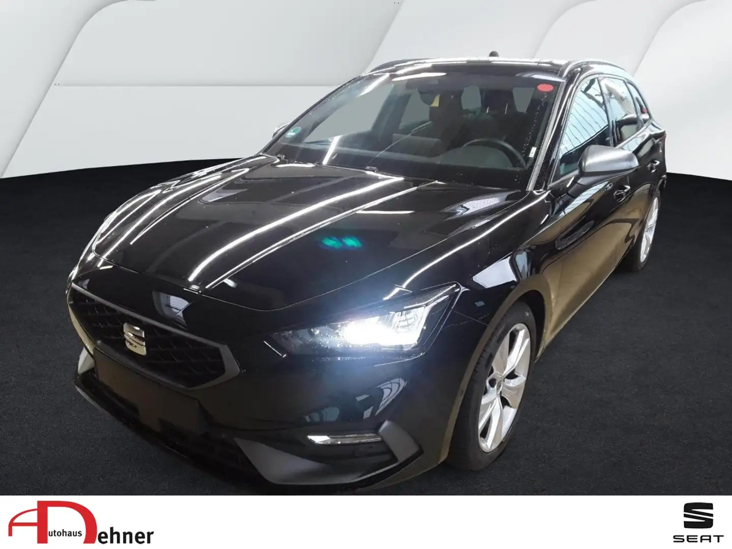 SEAT Leon Sportstourer FR 1.5 eTSI NAVI+KESSY+RKAM Klima Schwarz - 1