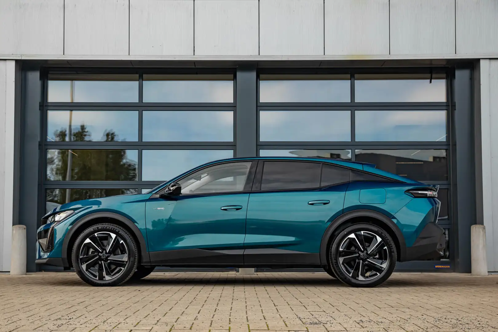 Peugeot 408 180pk Plugin Hybr. | Volledig Leder | 360° Came... Bleu - 2