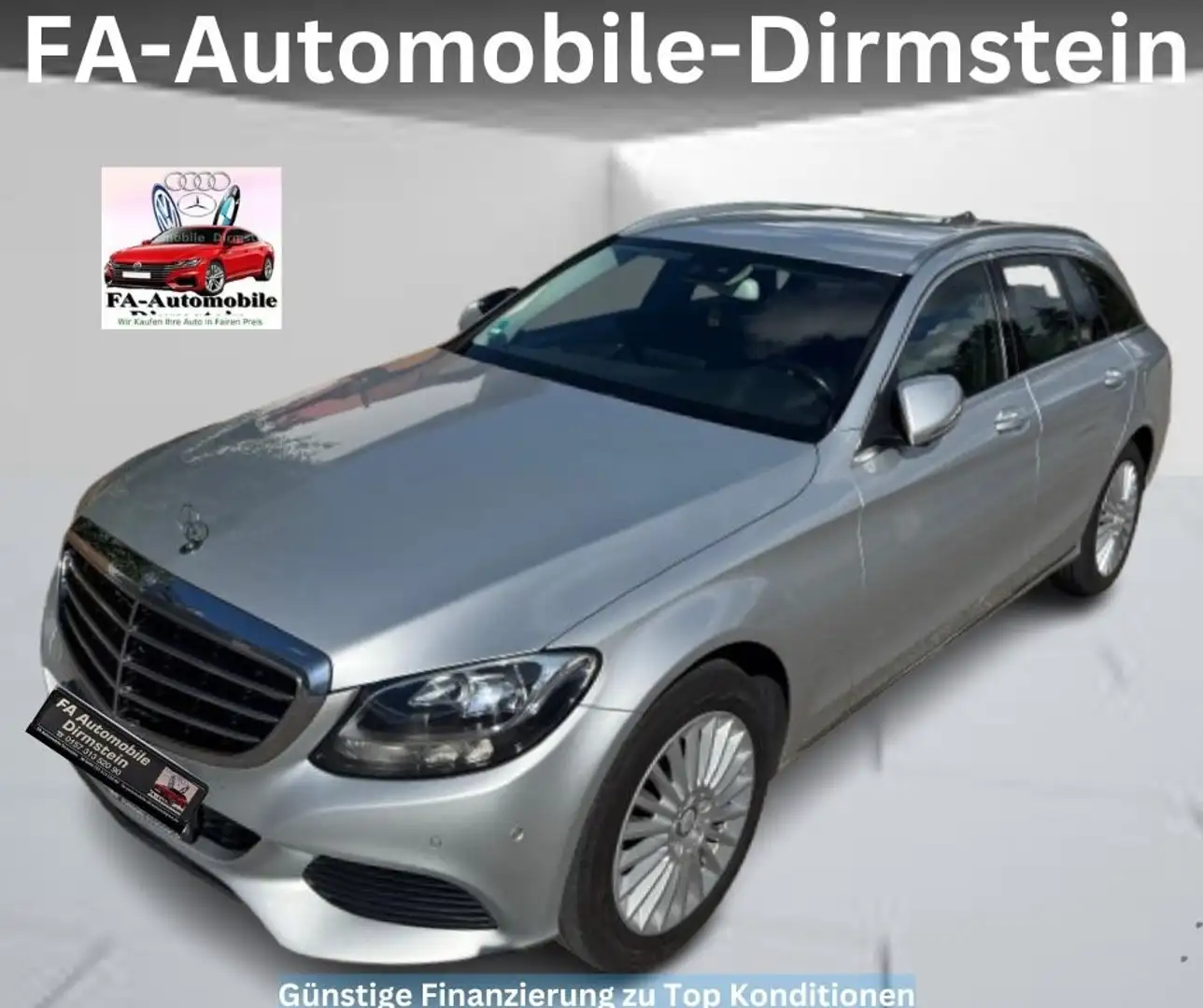 Mercedes-Benz C 220 C-Klasse T-Modell AUTOMATIK/NAVI/KAM/TEMPO Silber - 2