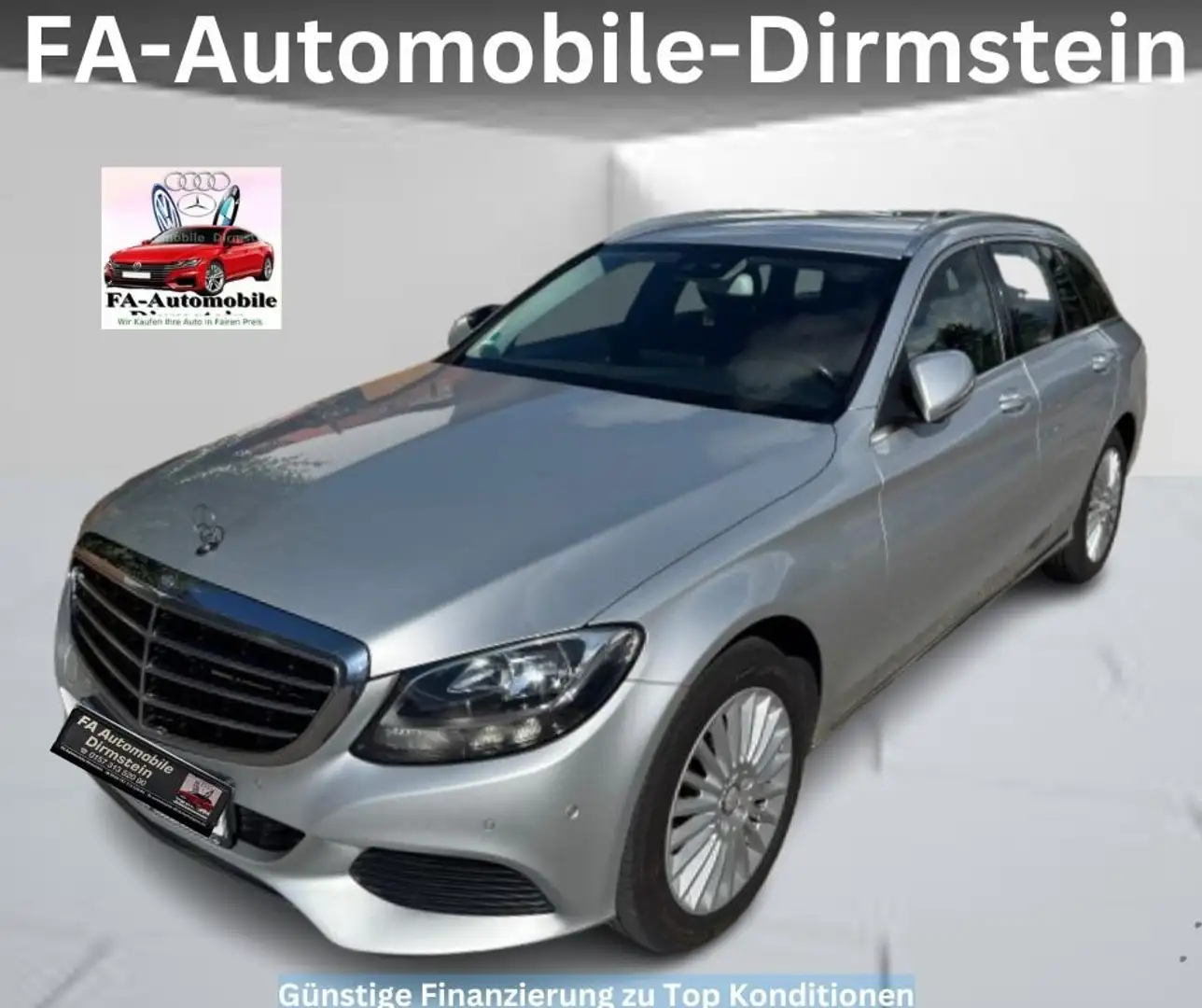 Mercedes-Benz C 220 C-Klasse T-Modell AUTOMATIK/NAVI/KAM/TEMPO Silber - 1