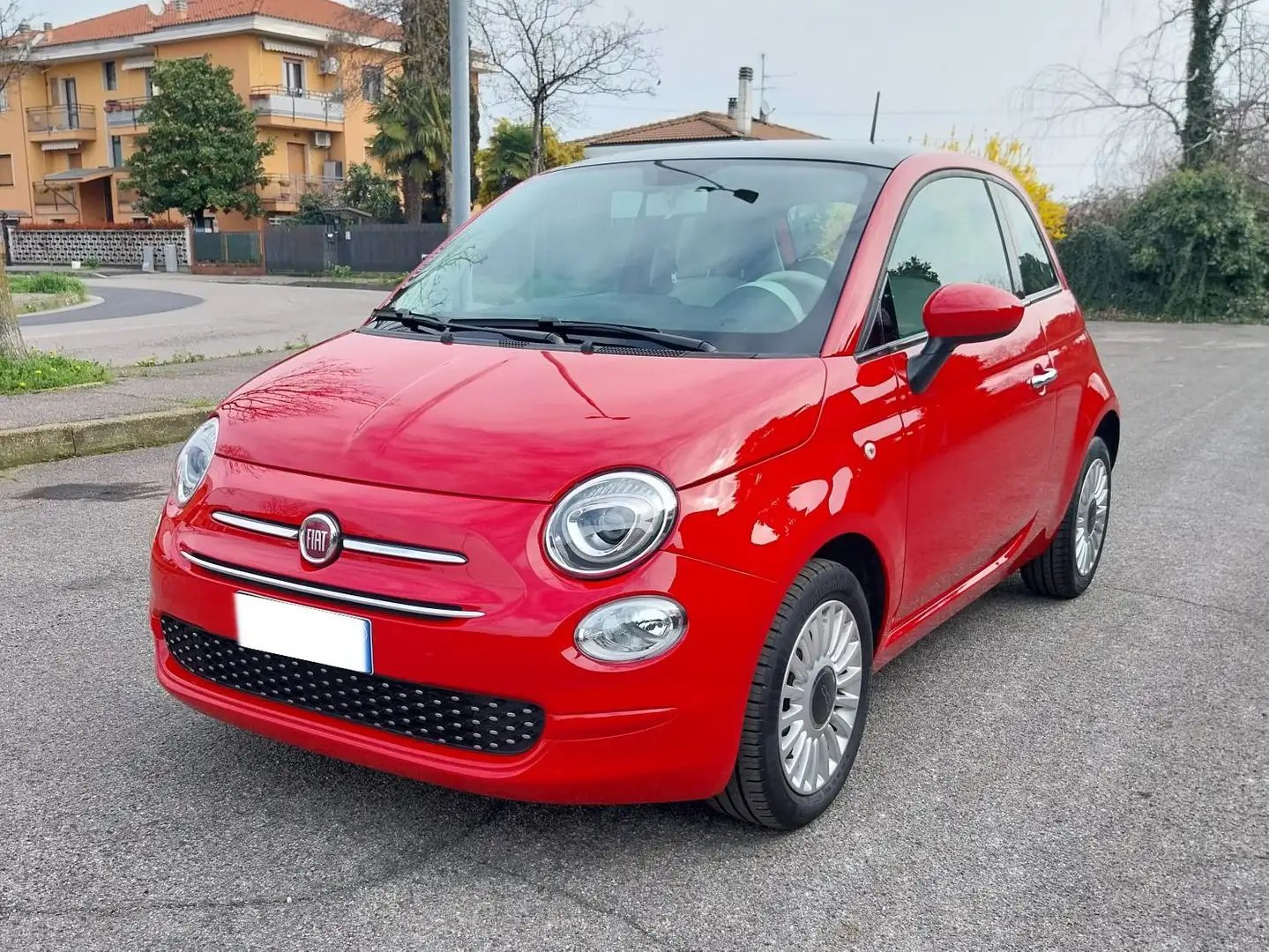 Fiat 500 500 1.2 Lounge Rouge - 1