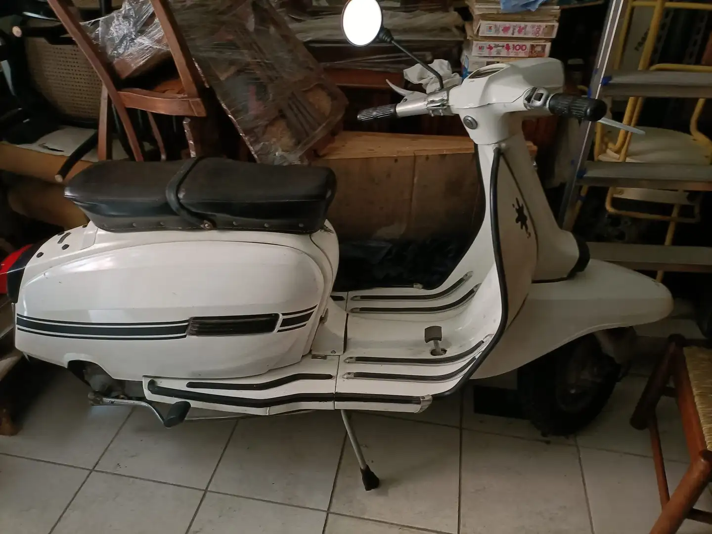 Lambretta DL macchia nera Blanc - 2