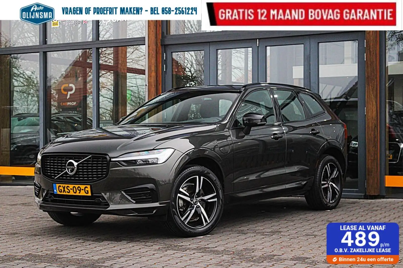 Volvo XC60 2.0 PlugInHybride T6 AWD R-Design|HeadUpDisplay|36 Grijs - 1
