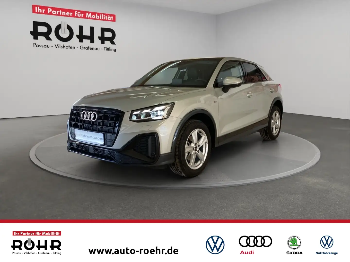 Audi Q2 S line 35 TFSI (Garantie 03/2030.Pano.Matrix.Kamer Silber - 1