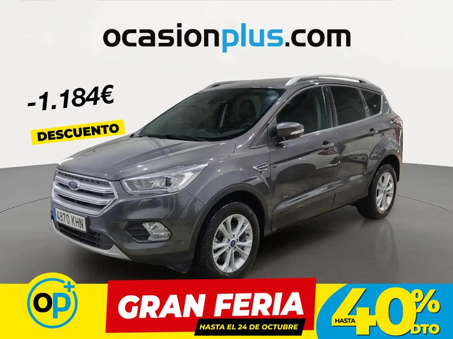 Ford Kuga 1.5 EcoB. S&S Titanium 4x4 Aut. 180 Gris - 1