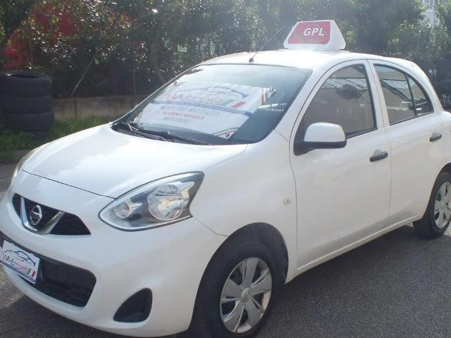 Nissan Micra 1.2 gpl acenta Blanco - 1