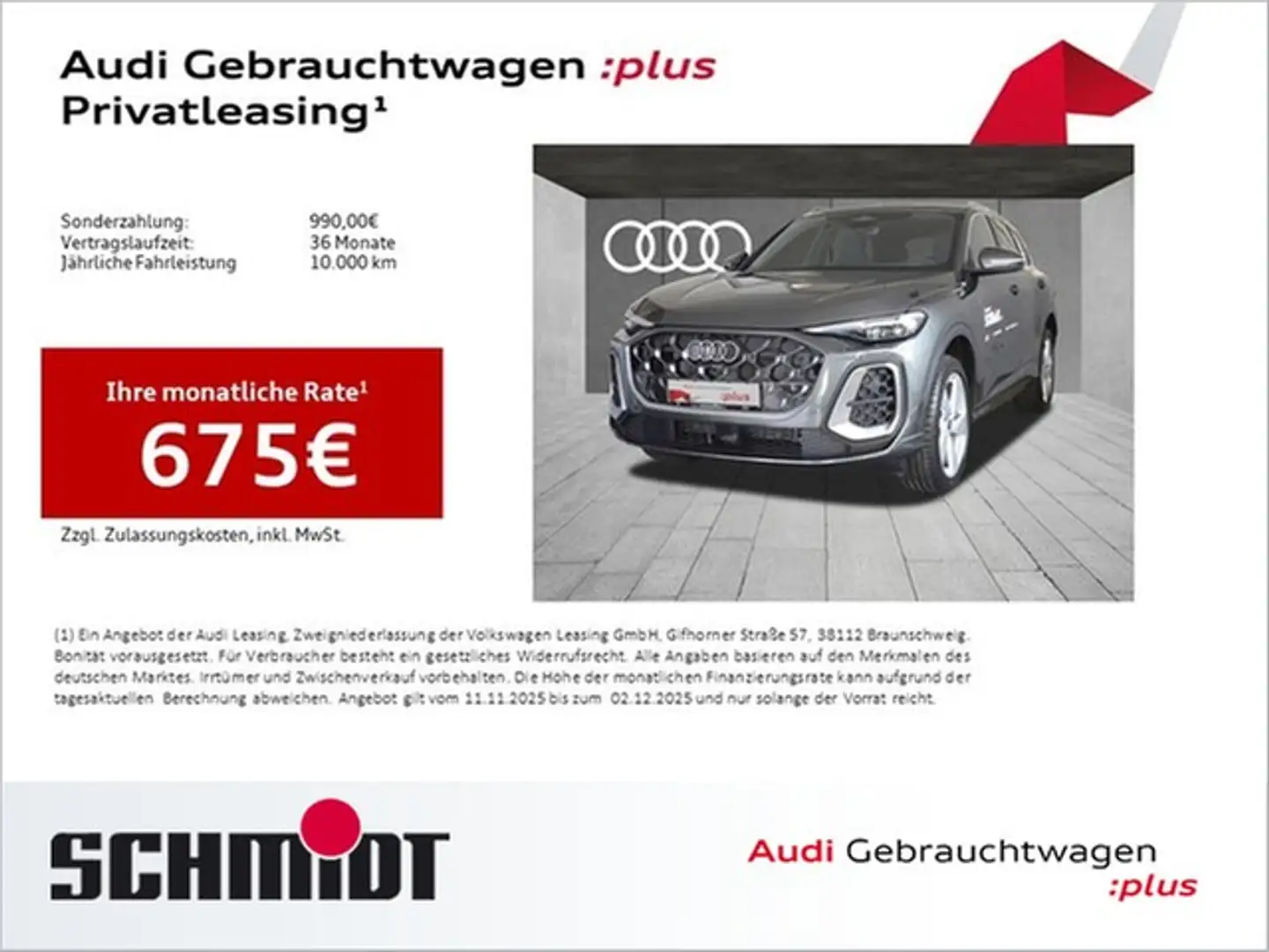 Audi Q5 TDI quattro S line Matrix LED B&O LM20 Luftfed.... Grau - 1