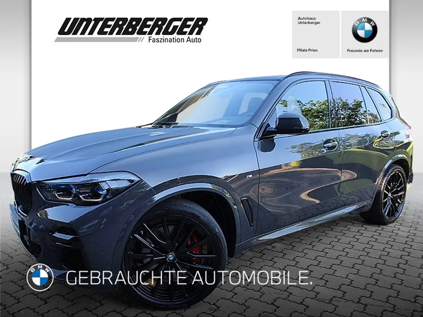 BMW X5 xDrive40d M SPORTPAKET-AHK-LASERLICHT-HiFi Grau - 1