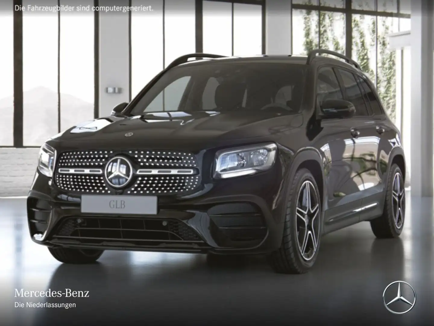 Mercedes-Benz GLB 220 d 4M AMG+NIGHT+360°+8G Schwarz - 2
