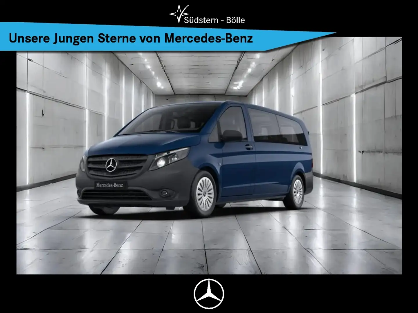 Mercedes-Benz Vito 114 TOURER PRO XL+NAVI+KLIMA+KAMERA+PTS+SHZ Bleu - 1