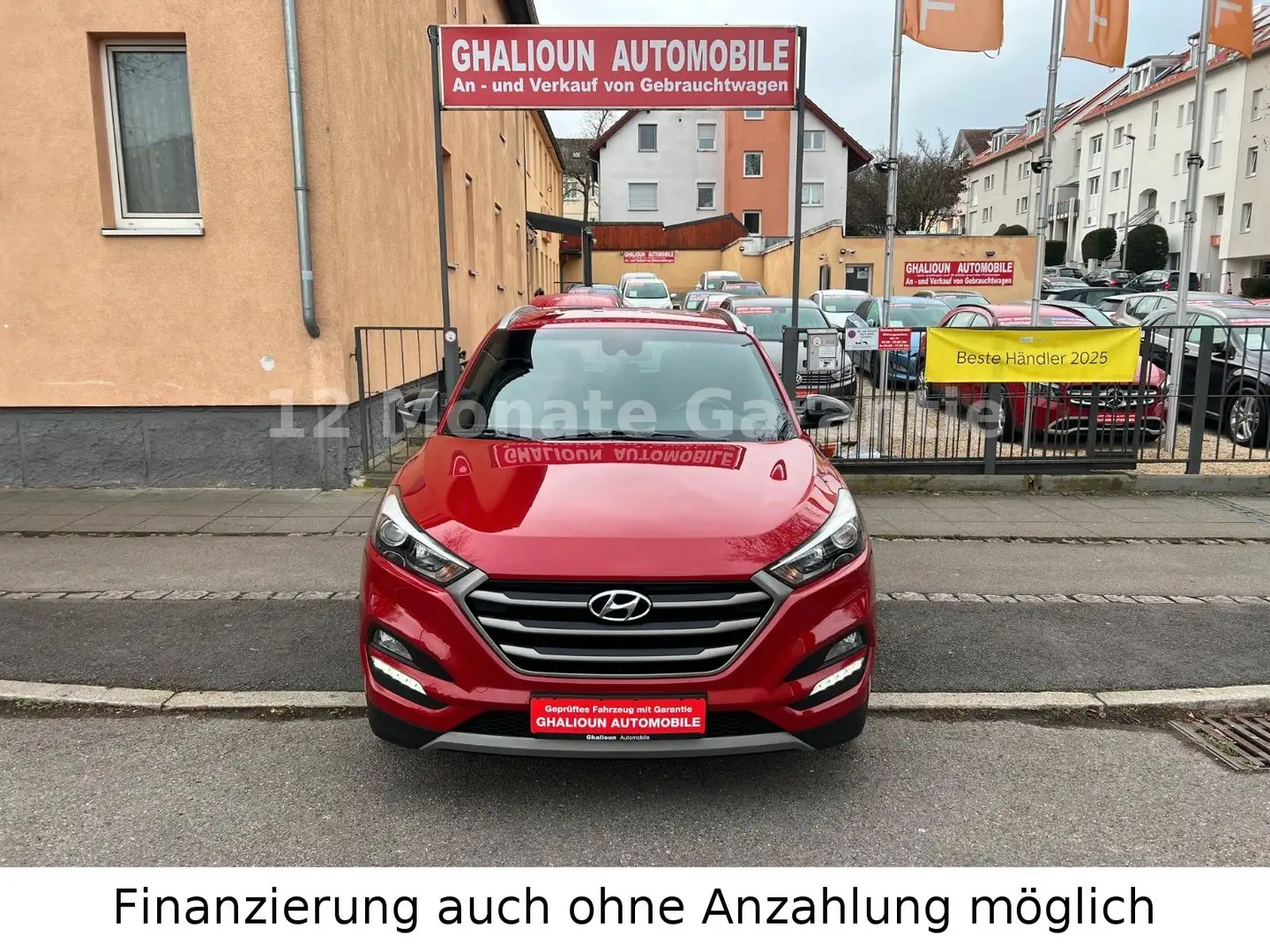 Hyundai TUCSON blue Passion 2WD Navi & Rückfahrkamera Rot - 1