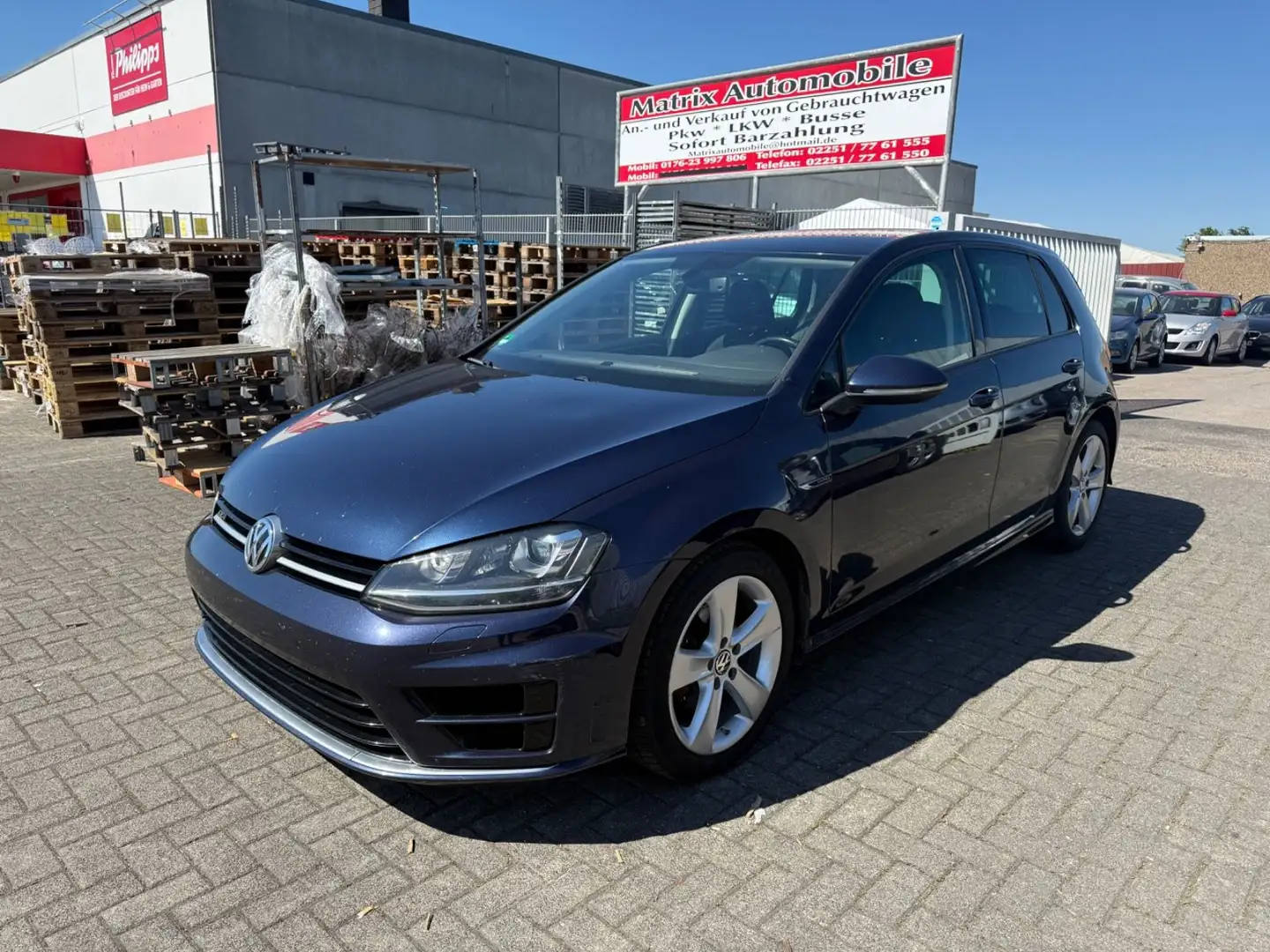 Volkswagen Golf VII Lim. Lounge BMT,Rline,KliamEuro6 Azul - 1