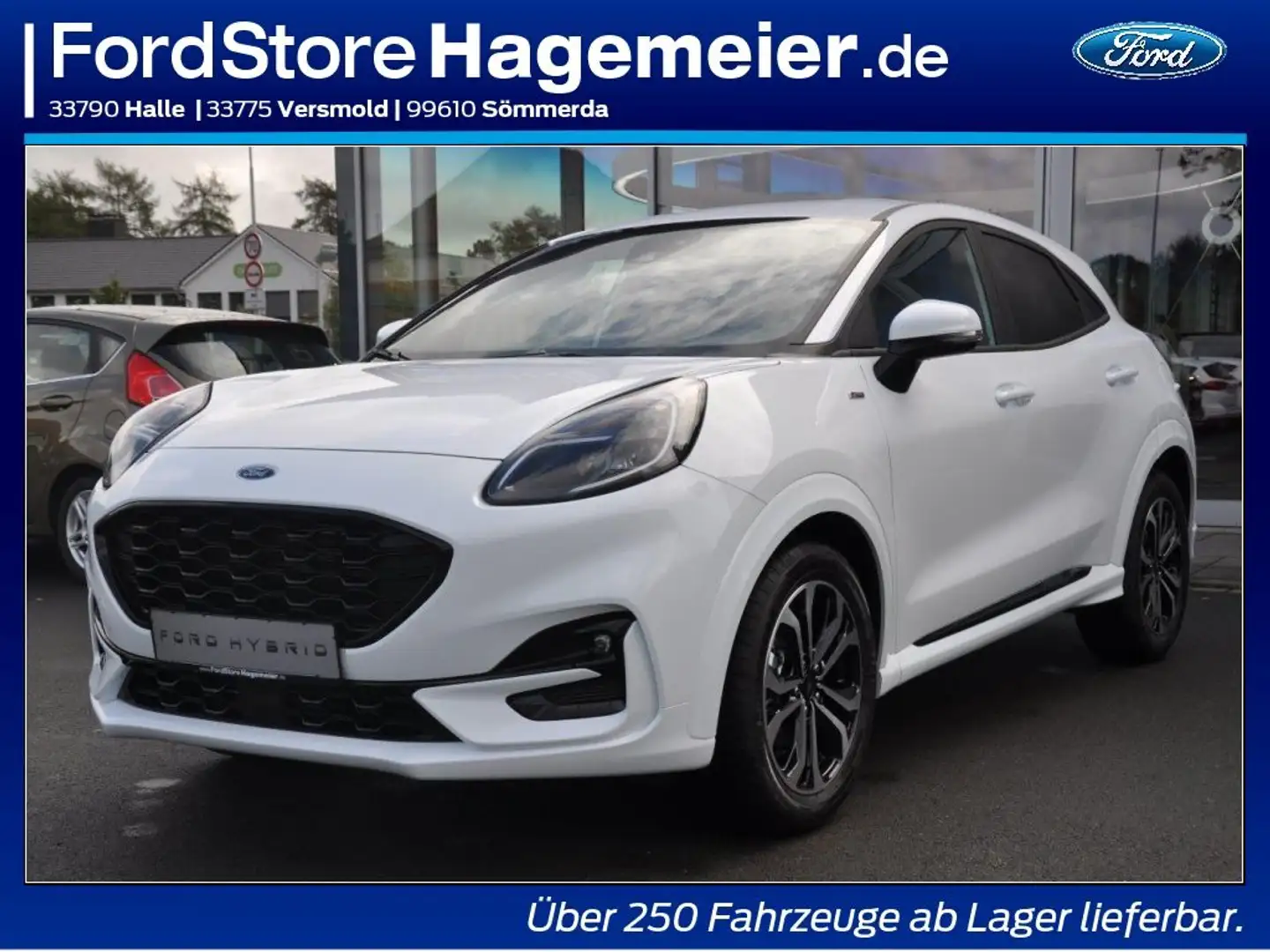 Ford Puma 1.0 EcoBoost Hybrid ST-LINE/ LED-Scheinwerfer / Wi Weiß - 1