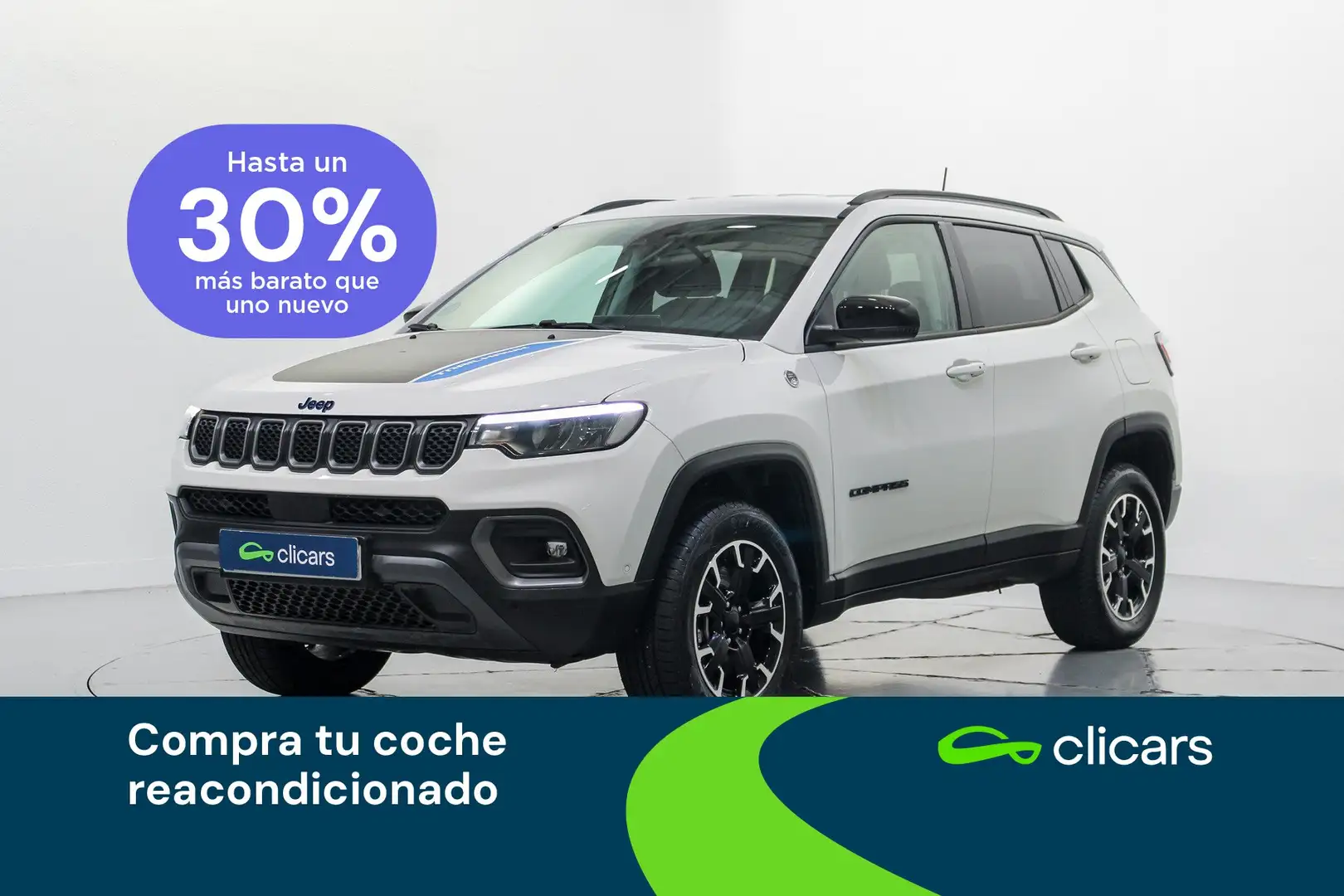 Jeep Compass 1.3 PHEV Trailhawk EAWD Aut. 240 Weiß - 1