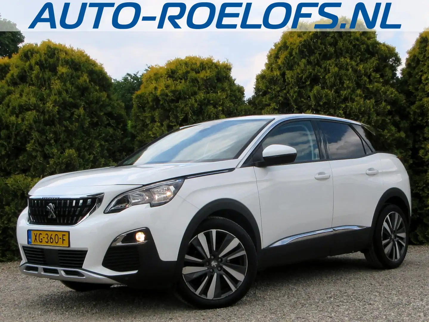 Peugeot 3008 1.2 PureTech Allure Automaat*Navi*Trekhaak* Wit - 1