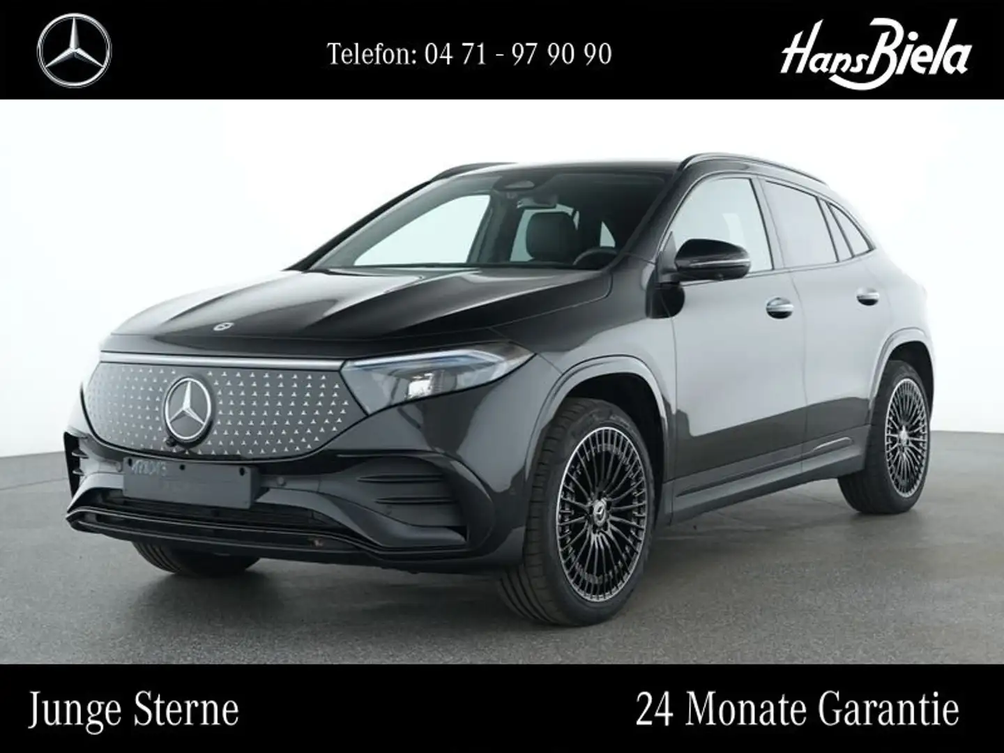 Mercedes-Benz EQA 350 EQA 350 4M AMG Prem/20"/Night/Pano/Bur/360°/Dis Schwarz - 1