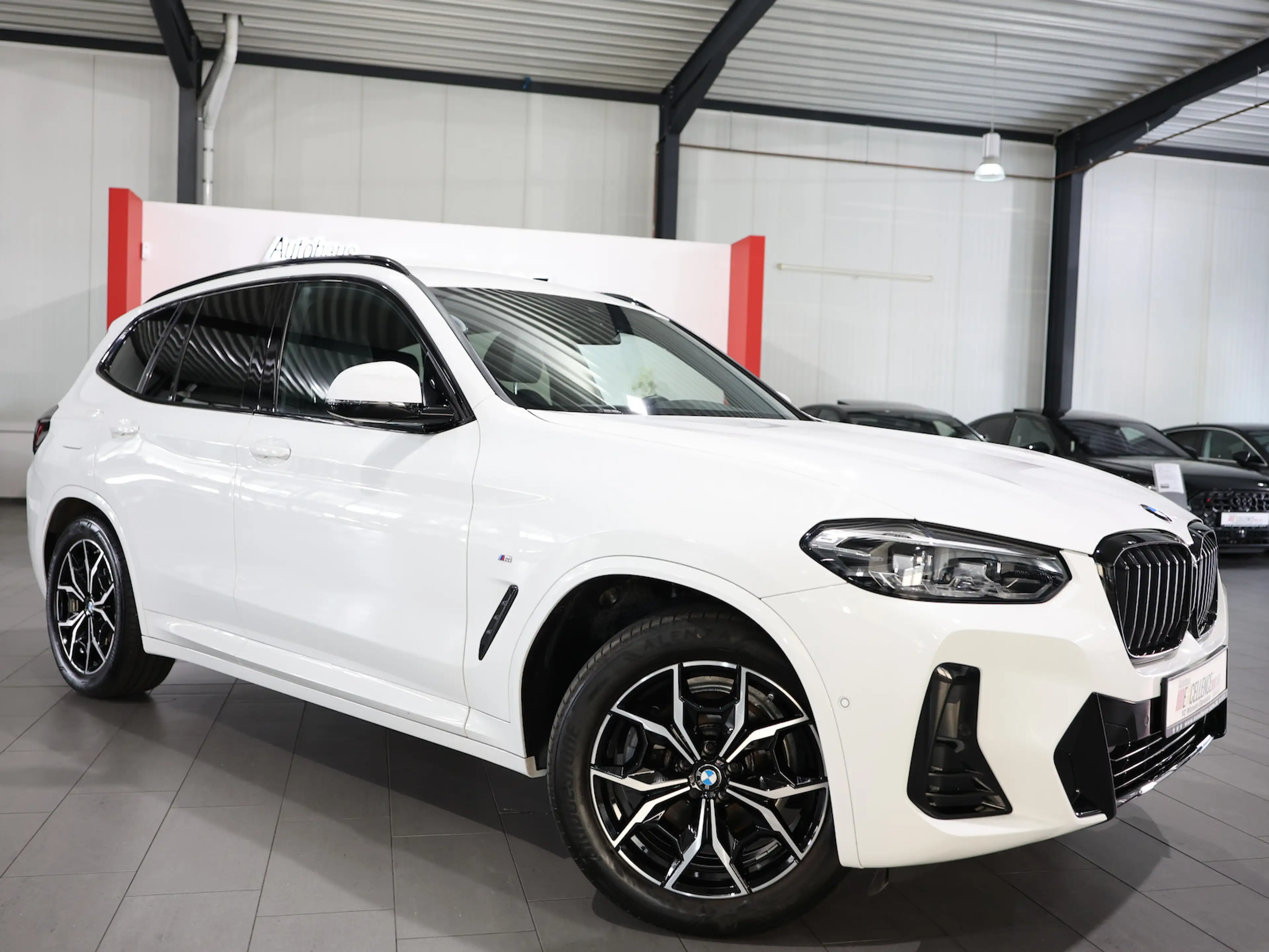BMW X3 sDrive 18d M-SPORTPAKET WHITE & BLACK / TOP — photo 3