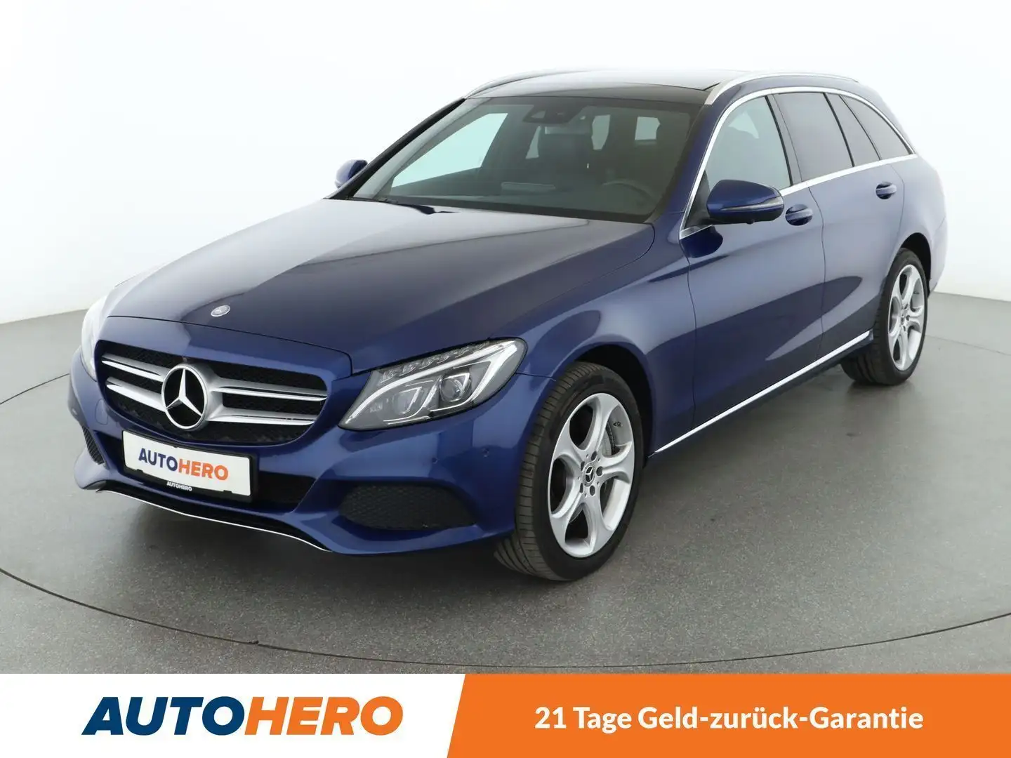 Mercedes-Benz C 400 C 400 T 4Matic Avantgarde Aut.*NAVI*LED*TEMPO*PDC* Bleu - 1