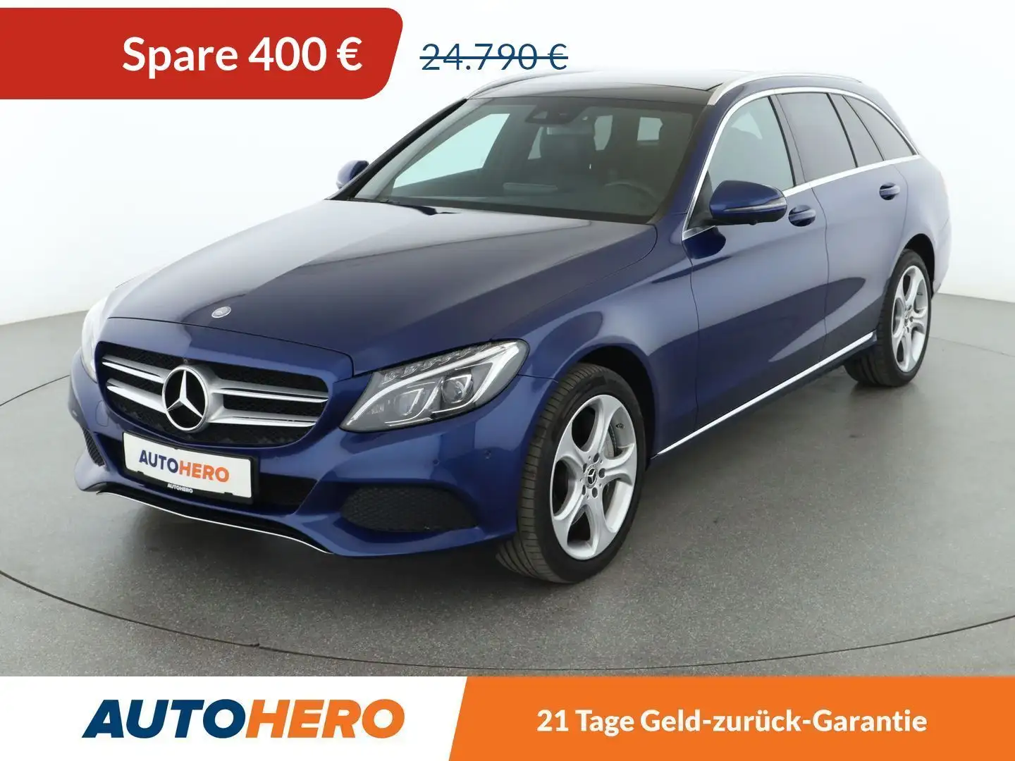 Mercedes-Benz C 400 C 400 T 4Matic Avantgarde Aut.*NAVI*LED*TEMPO*PDC* Blau - 1