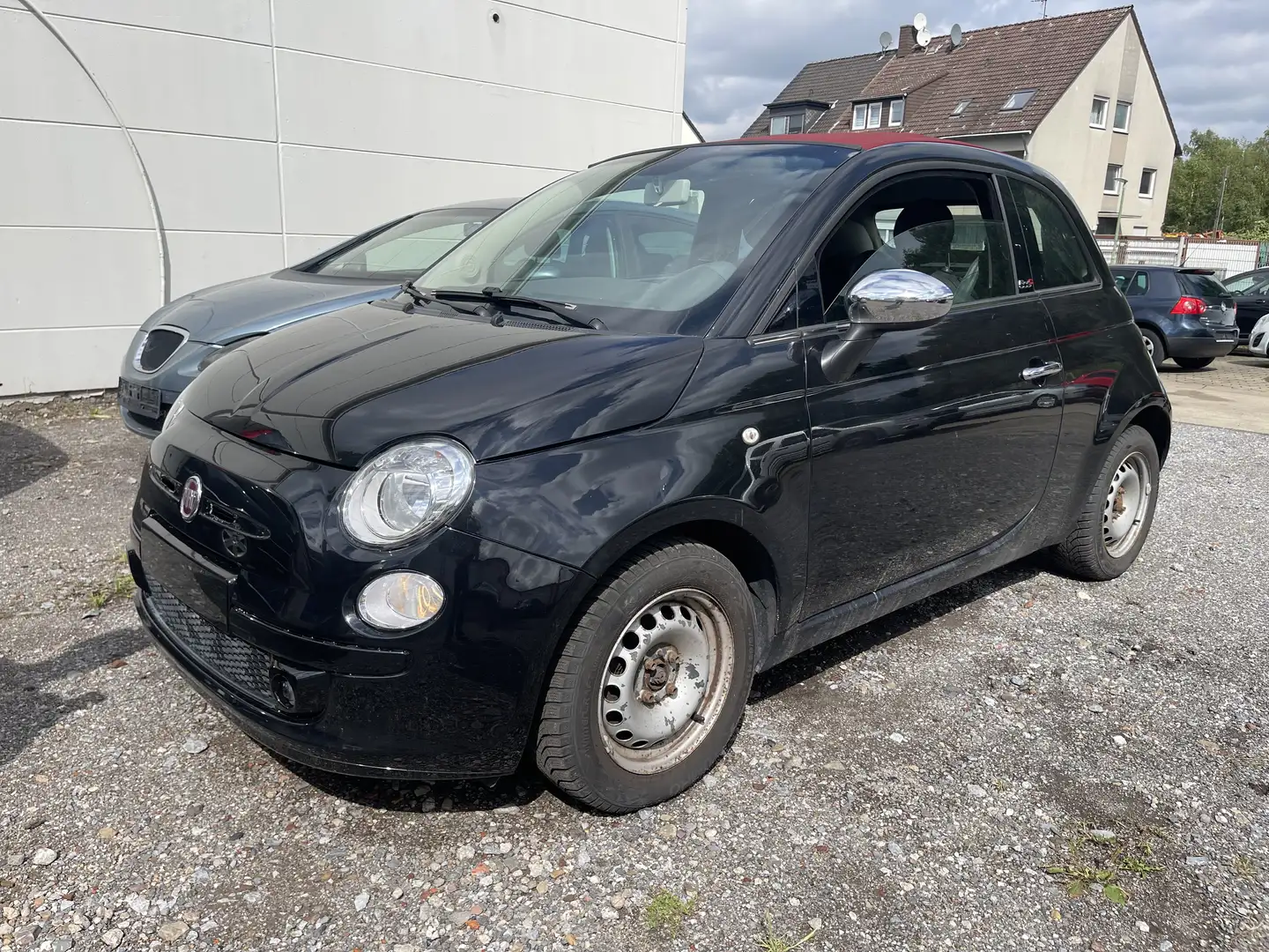 Fiat 500 Cult Cabrio Automatik Schwarz - 1